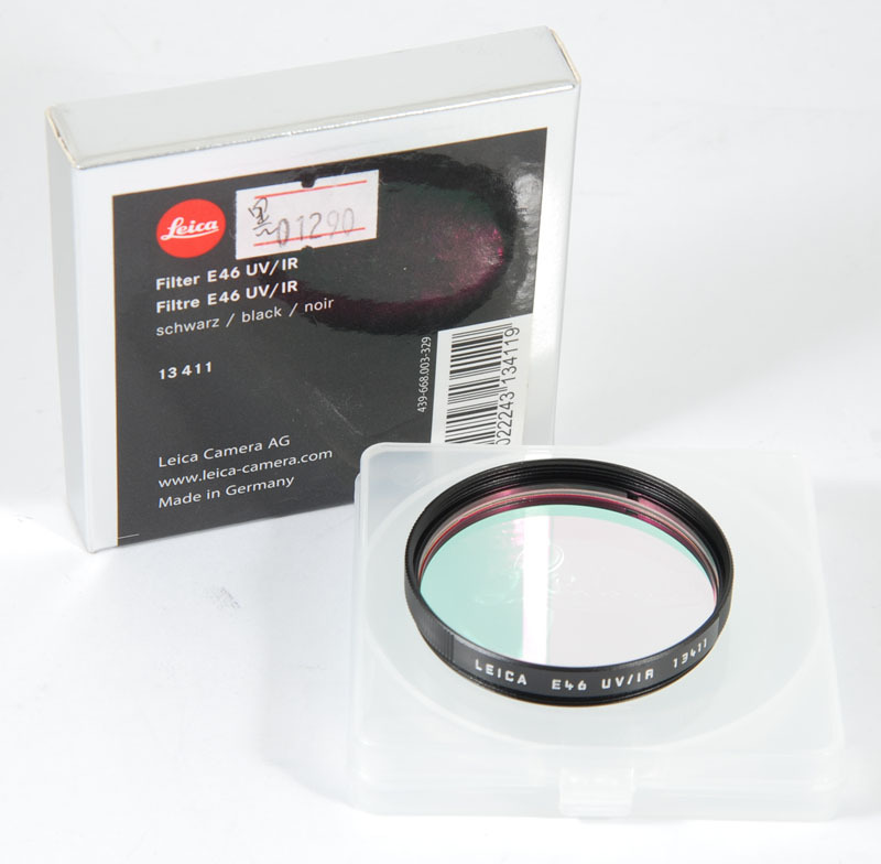 Leica/徠卡 E46 黑色UV/IR （13411） 滤镜！ #01290