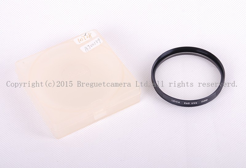 【美品】Leica/徕卡 E60 UVa 13381 UV滤镜 带塑料盒 #AJ00139