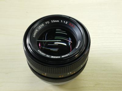 Canon/佳能 FD口 55/1.2 SSC 镜头 原厂前后盖