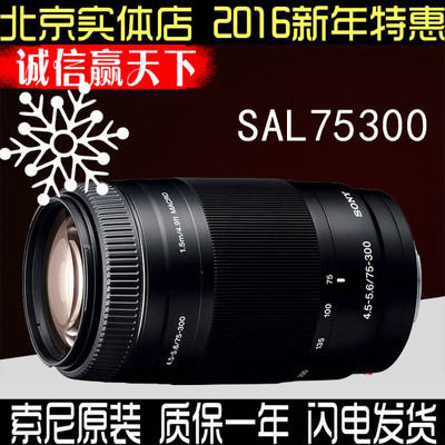 Sony索尼全画幅单反镜头SAL75300 DT75-300mm f4.5-5.6 