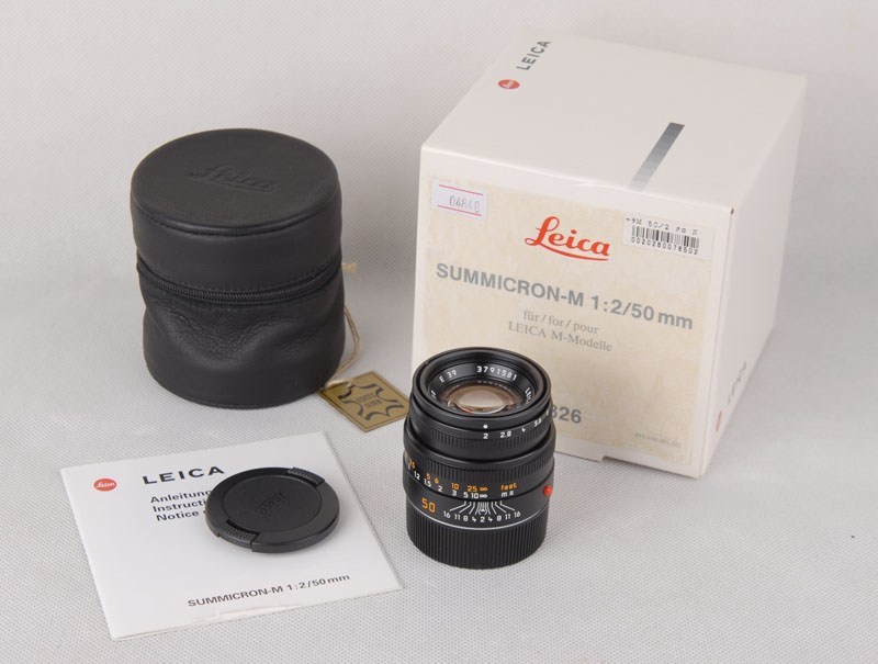 【新同品】Leica/徕卡 SUMMICRON M 50/2 E39  黑色德产 #04848