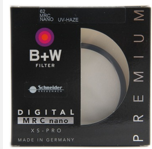 B+W 62mm XS-PRO MRC Nano UV XSP超薄多层纳米镀膜UV镜 保护镜