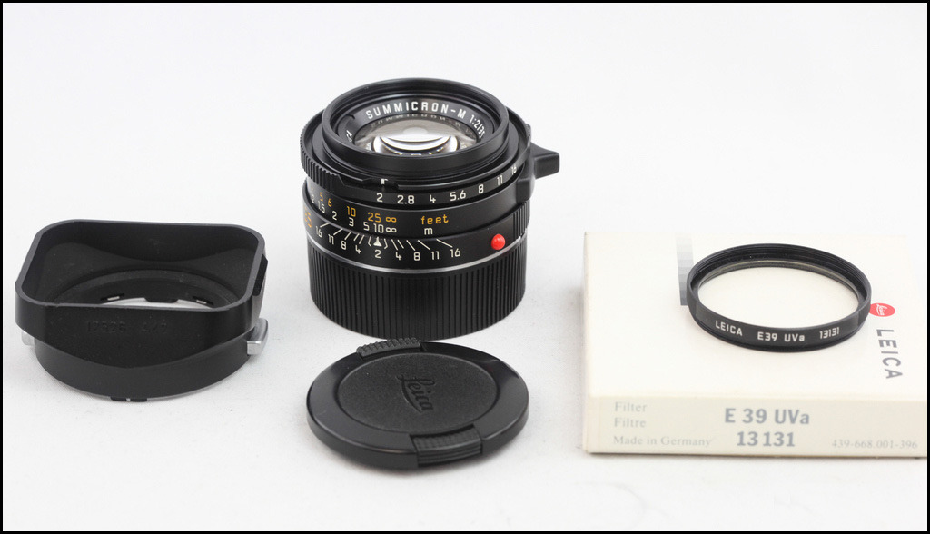 徕卡 Leica M 35/2 德产7枚玉 后期方字版 好成色 送原厂带盒UVa