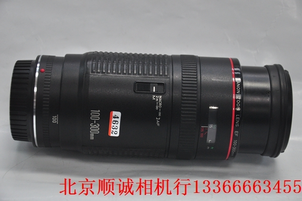 95新 佳能 EF 100-300/5.6L 萤石镜片 远射变焦 (4632d) 前后盖 