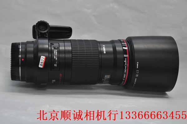 99新 佳能 EF 180mm f/3.5L USM 微距 （4827） 附件：前后盖