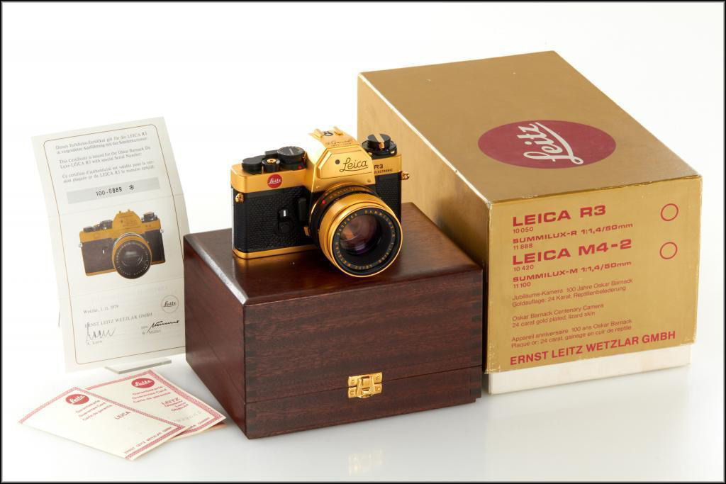 Leica R3 + R 50/1.4 百年纪念（1879-1979）黄金套机 好成色 带包装