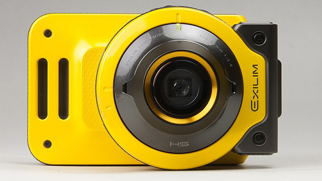 卡西欧（CASIO）EX-FR100 数码相机 黄色 （三防相机 镜头机身可分离 ）