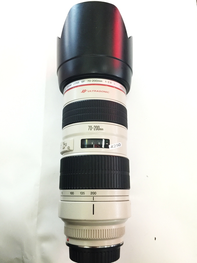 佳能 EF 70-200/2.8 L USM小白镜头不防抖，97新，5300元
