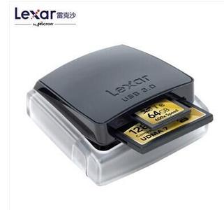 雷克沙Lexar U** 3.0读卡器接口3.0 SDXC/CF卡 高速读卡器 国内总代理