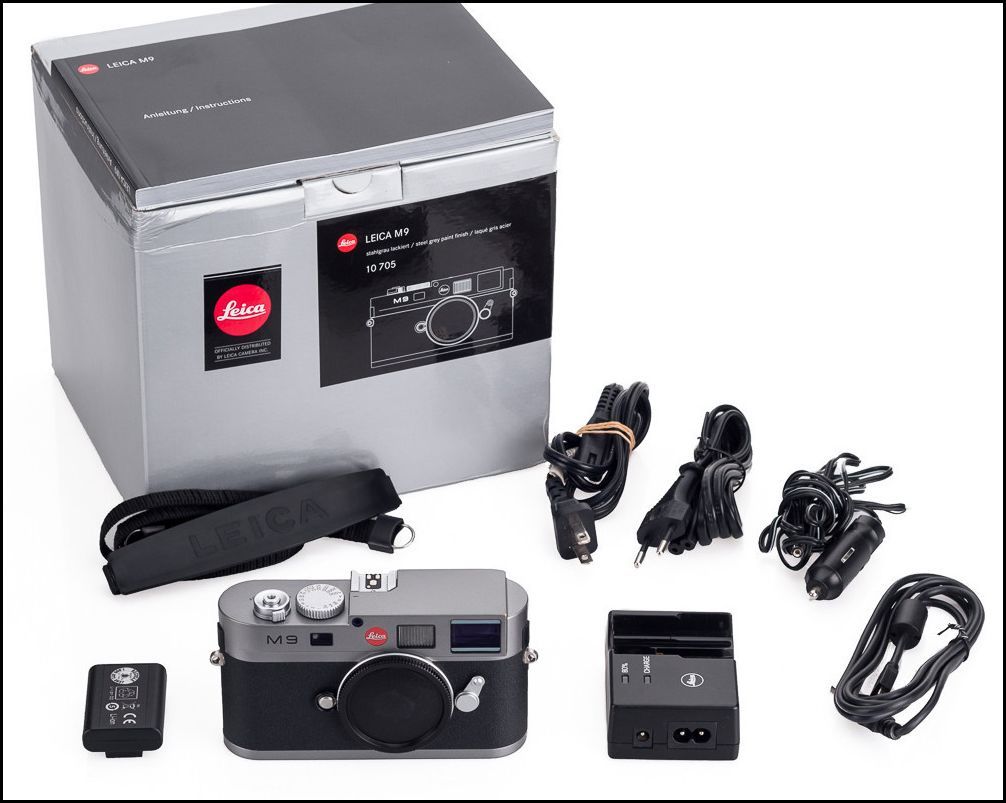 （全新无隐患CCD！）Leica M9 钢灰（快门4000次）带包装【徕卡CCD终身免费维修】