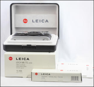 徕卡 Leica M6 TTL 0.85 银色 大盘 好成色 带包装