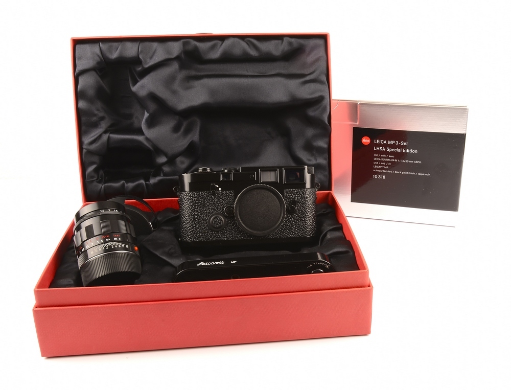 徕卡 Leica MP3 MP-3 黑漆 ＋ 50/1.4A LHSA ＋ Leicavit 带包装