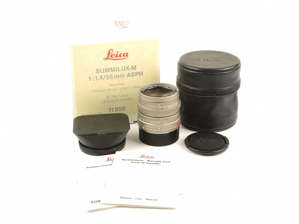 徕卡 Leica M 35/1.4 ASPH 钛版 带包装 好成色