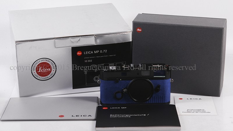 【蓝色蛇皮】Leica/徕卡 MP 0.72黑漆版机身 带包装 #HK6571