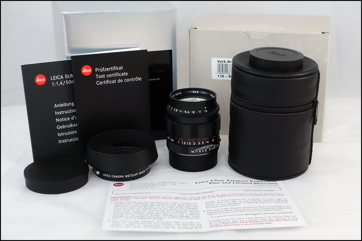 徕卡 Leica M 50/1.4 ASPH 6-BIT E43 复古版 限量500只