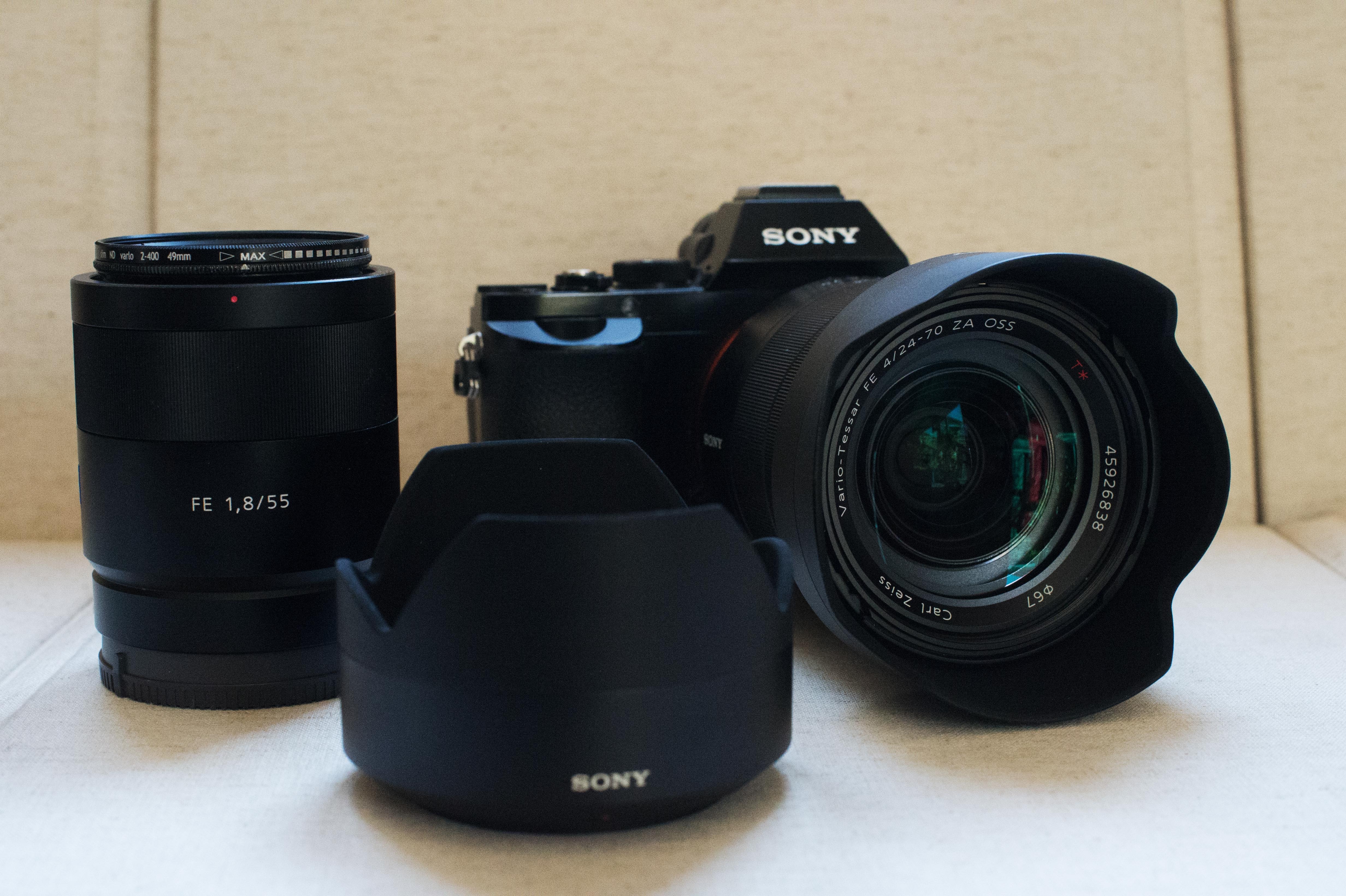 Sony索尼微单相机  A7S +55mm+24-70mm 可整出可单出