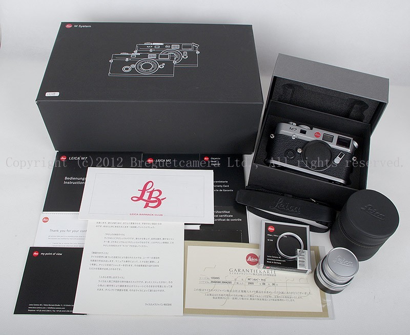 【日本特别套装Leica M system】leica/徕卡 M7 0.72+M 50/2.8 银色