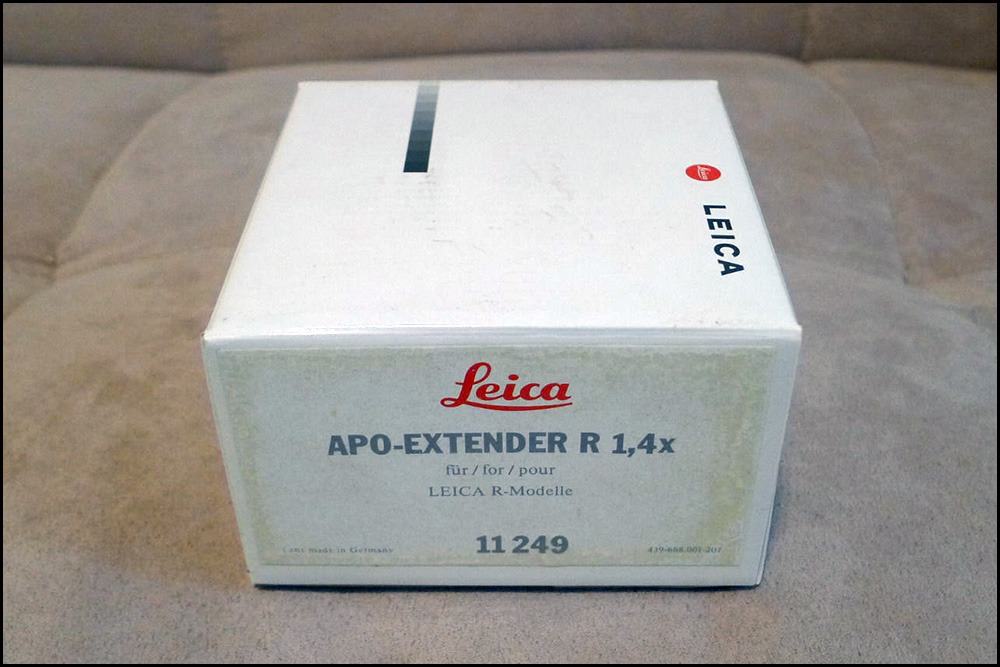 徕卡 Leica R 1.4x APO 增距镜 带白盒包装 后期方字版