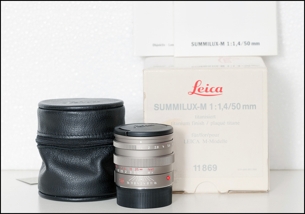 徕卡 Leica M 50/1.4 PRE-ASPH 钛版 好成色 带包装
