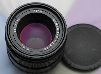徕卡 Leica Elmarit-R 90 mm f/ 2.8 小头九 E55 德产方字版