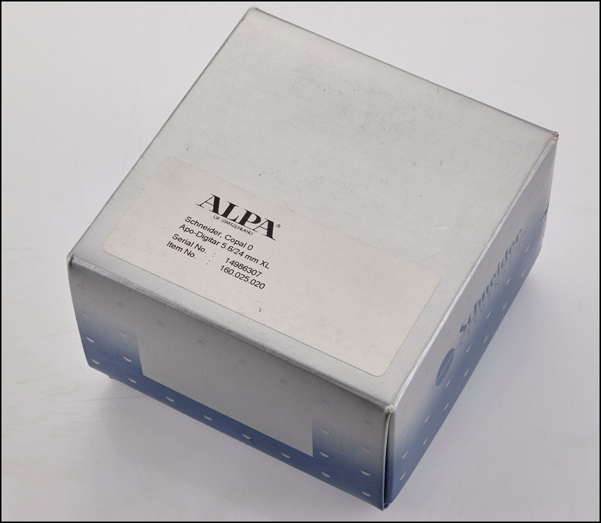 Alpa 施耐德Schneider 24/5.6 APO-Digitar XL MC镜头 带包装
