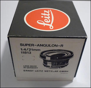 徕卡 Leica R 21/4 SUPER-ANGULON-R 德产 好成色 带包装 色彩之王！
