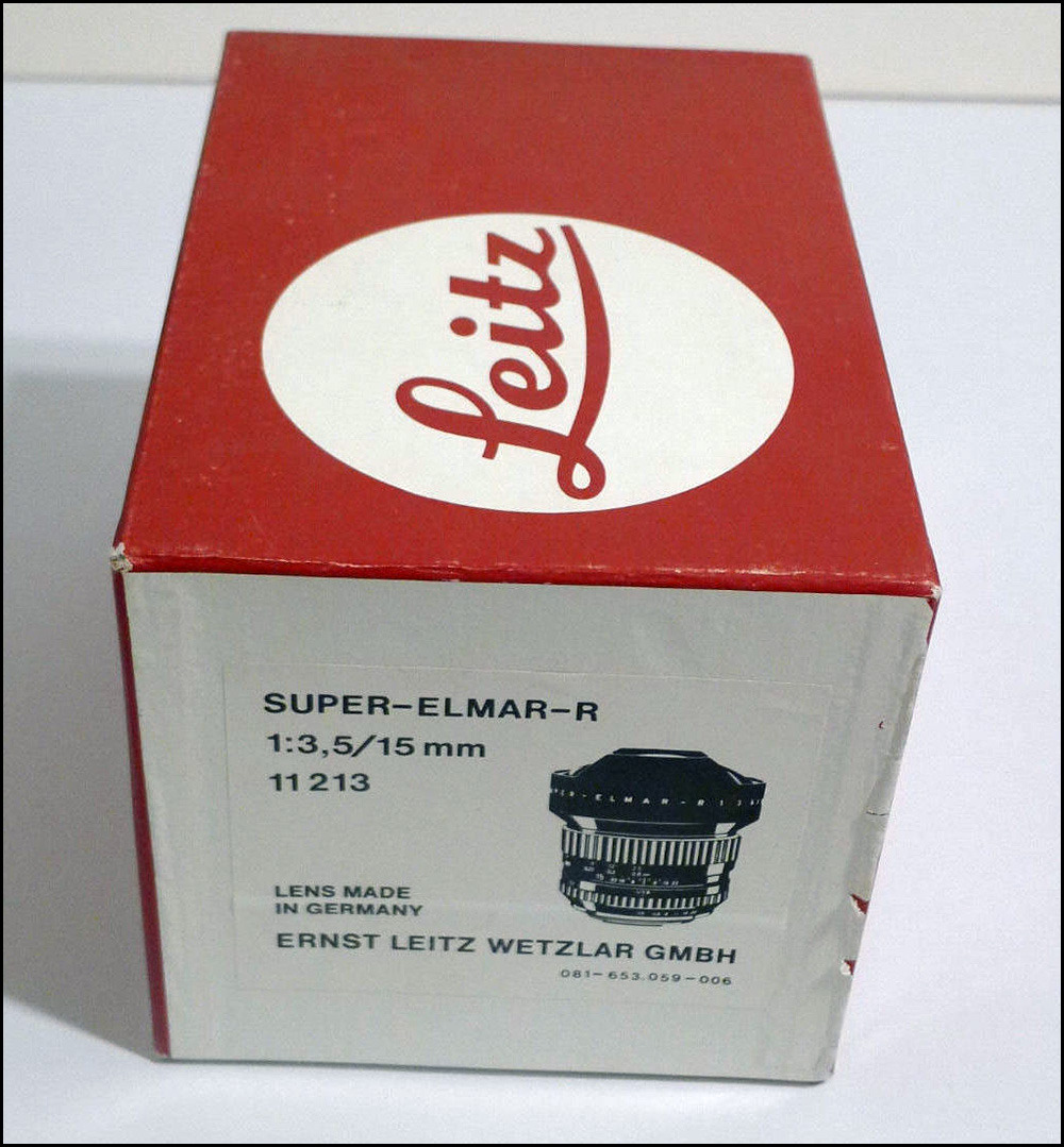 徕卡 Leica R 15/3.5 SUPER-ELMAR-R ROM 鱼眼镜头 带包装
