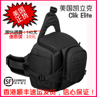 正品凯立克 Clik Elite CE-715 Reporter 單肩单反摄影腰包 背包