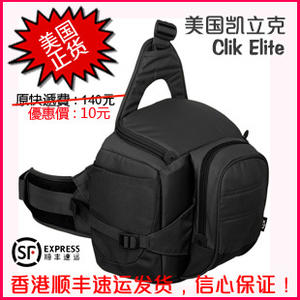 正品凯立克 Clik Elite CE-715 Reporter 單肩单反摄影腰包 背包