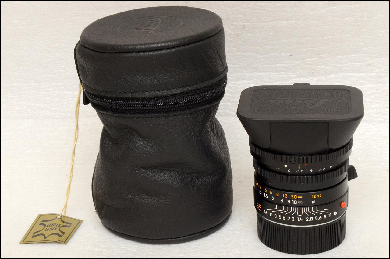 徕卡 Leica M 35/1.4 ASPH 11874 经典广角头 好成色 带皮套