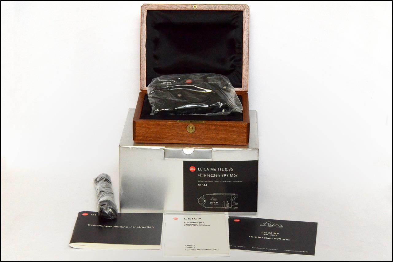 徕卡 Leica M6 TTL 0.85 黑色 大盘 最后999台纪念机 带包装