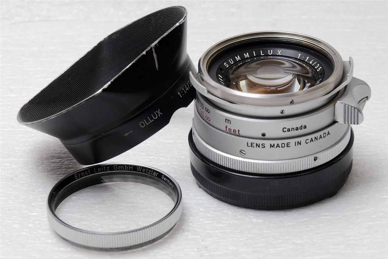 徕卡 Leica M 35/1.4 I代 钢嘴 带原罩 滤镜 好成色