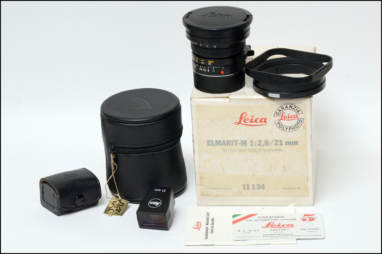 徕卡 Leica M 21/2.8 E60 后期 方字版 带取景器 带包装（展示品）