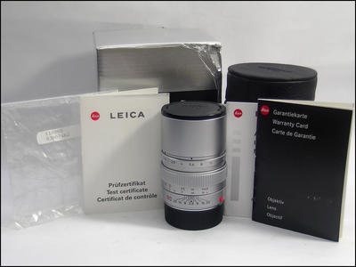 徕卡 Leica M 90/2.8 ELMARIT-M E46 全铜 银色 带银盒包装