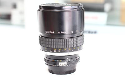 Nikon/尼康 135mm 1:2 纯手动定焦镜头 尼康经典手动镜头 99新 成色性能完美 