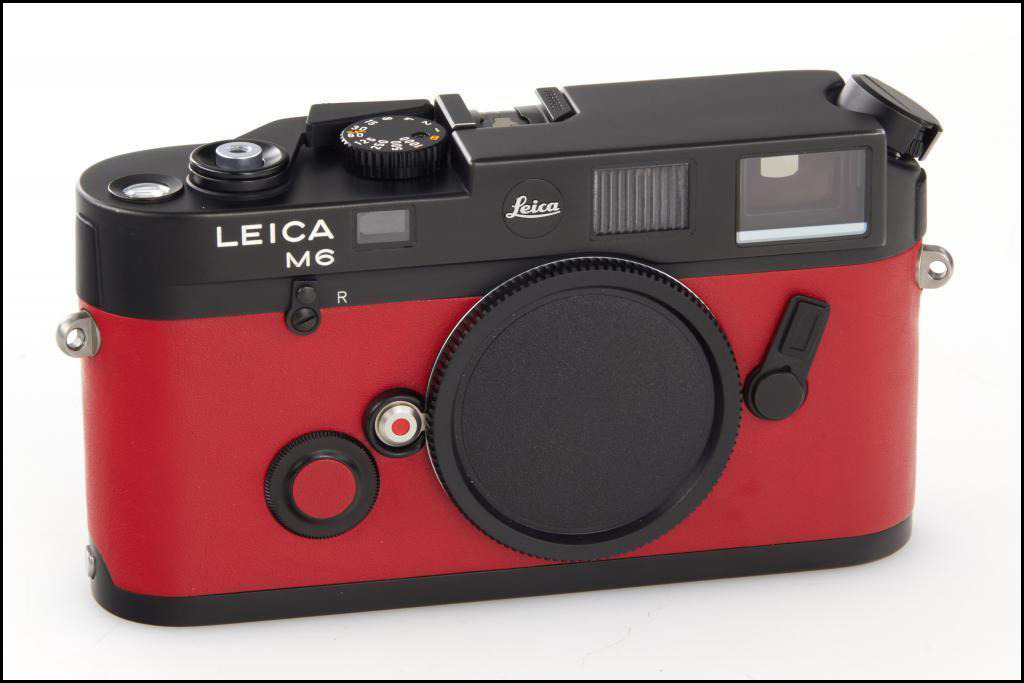 徕卡 Leica M6 0.72 小盘 黑色红皮 定制机