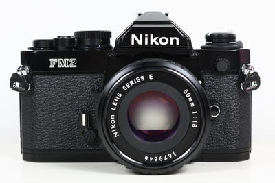 尼康 NIKON FM2 日产135胶片单反相机 + nikkor 50/1.8镜头