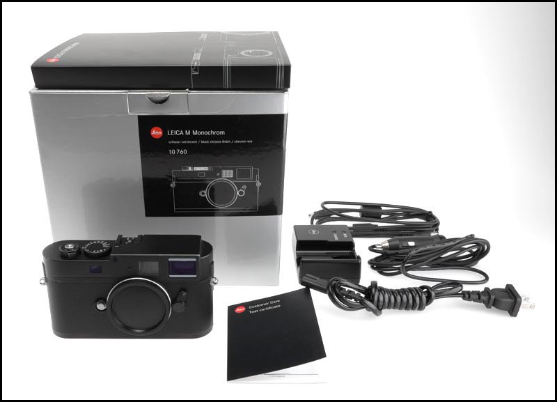 徕卡 （全新CCD）Leica M Monochrom 黑色带包装 （快门仅800次）