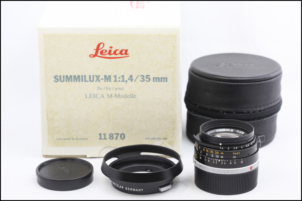 徕卡 Leica M 35/1.4 Summilux-M 德产 圣光 带白盒包装（34号段）