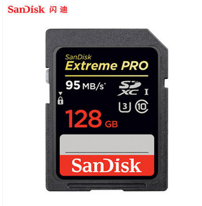 闪迪 SD 633X 128G 单反专用存储卡 高速卡 4K 代理