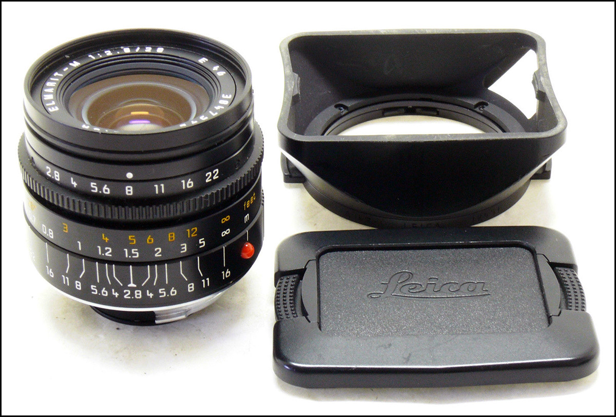徕卡 Leica M 28/2.8 ELMARIT-M E46 PRE-ASPH 德产方字版 带光罩