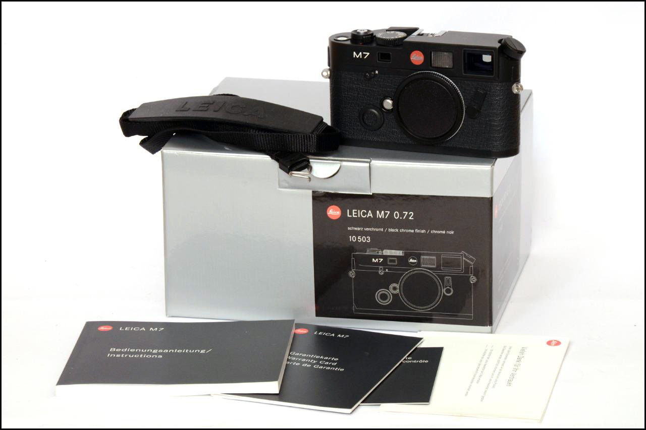 徕卡 Leica M7 TTL 0.72 黑色 最新 39号段 MP取景器 带包装
