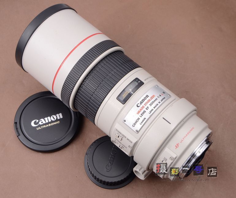  OO CANON 佳能 EF 300/4 L IS 红圈镜头 带防抖 300mm f4.0