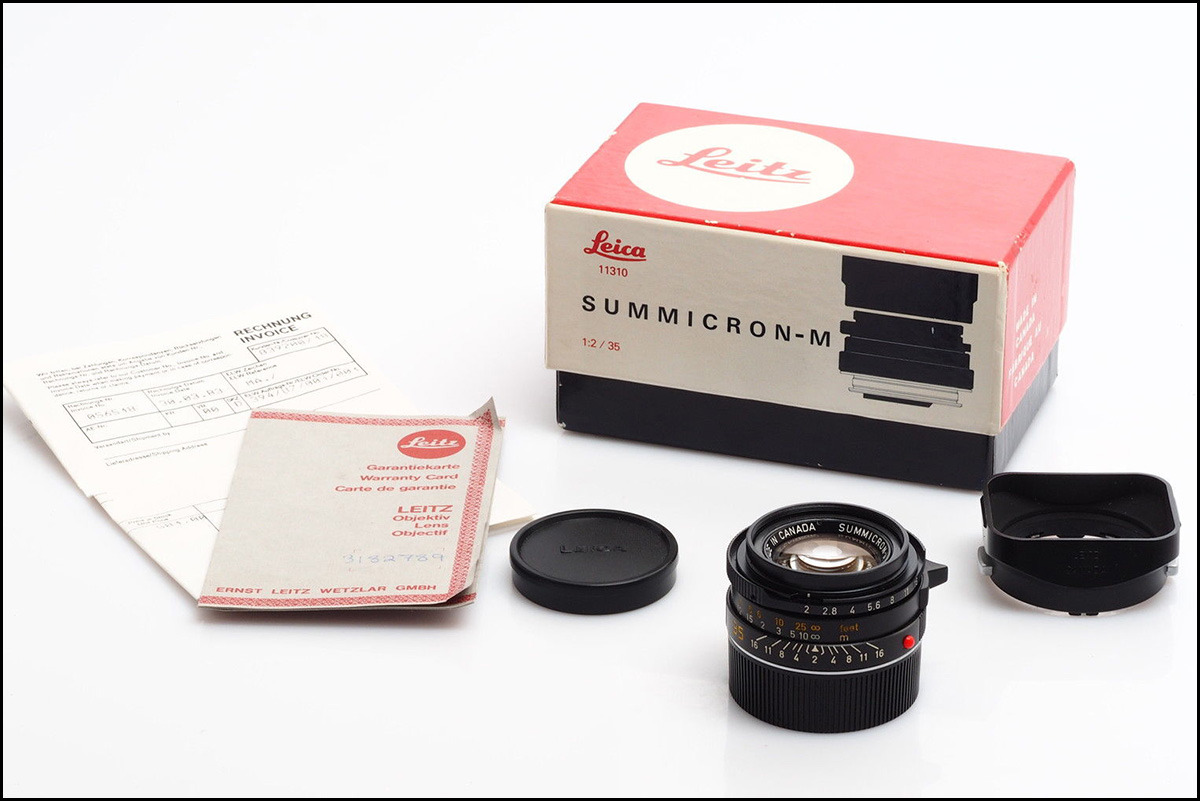 徕卡 Leica M 35/2 SUMMICRON-M IV 散景之王 加产7枚玉 带包装