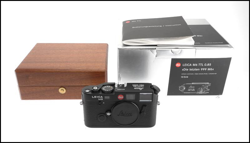 徕卡 Leica M6 TTL 0.85 黑色 大盘 最后999台纪念机 带包装