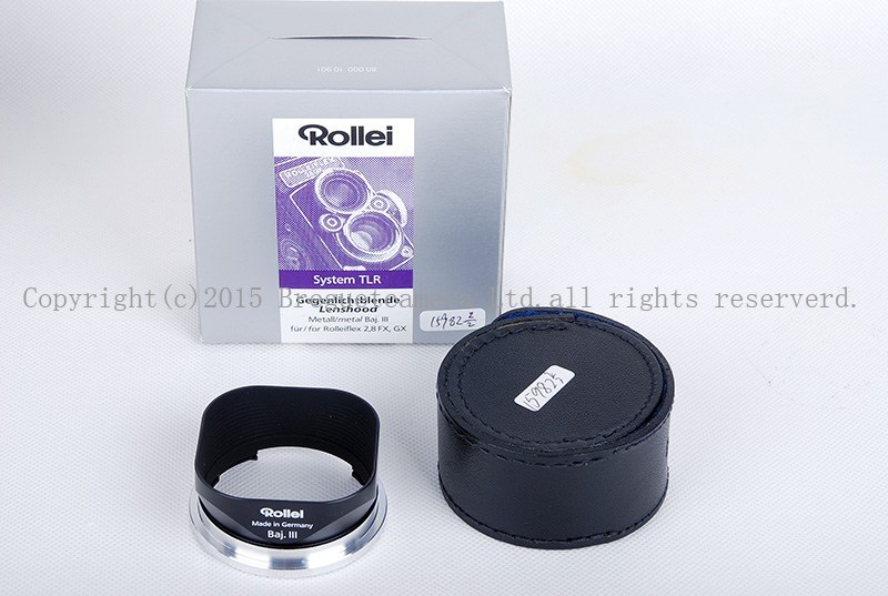 【美品】Rollei/禄来 Rolleiflex 2.8F用 金属遮光罩 #jp16593