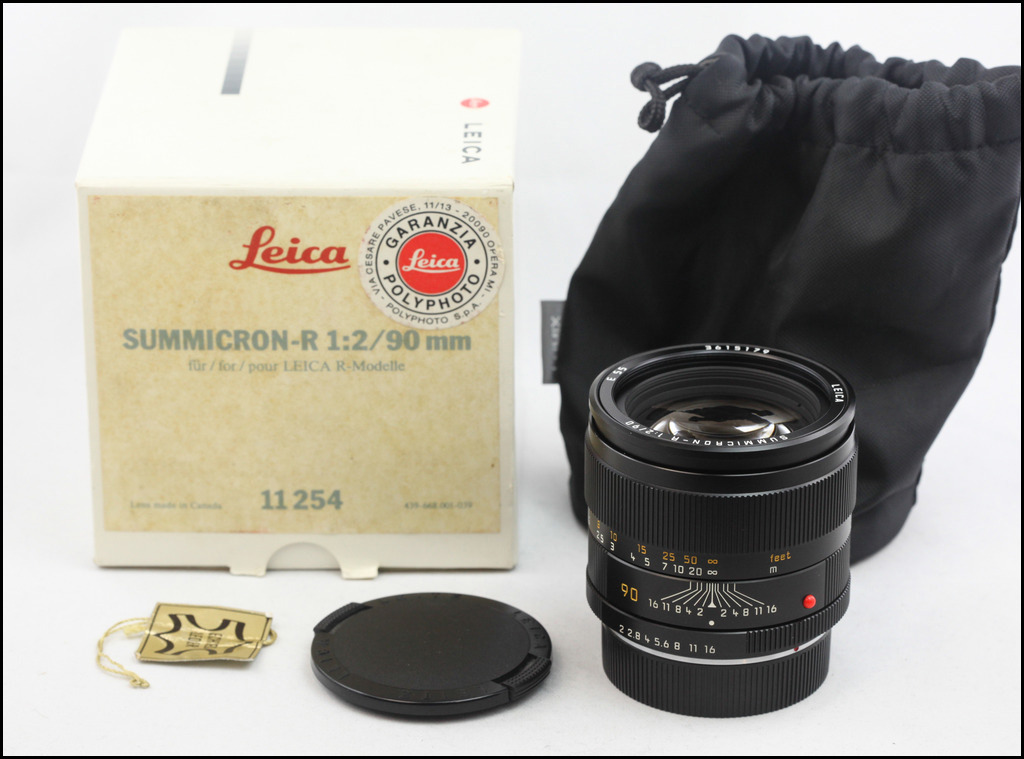 徕卡 Leica R 90/2 PRE-ASPH E55 后期 方字版 带包装