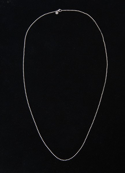 【美品】Tiffany & Co./蒂芙尼925银珠链85cm #05135