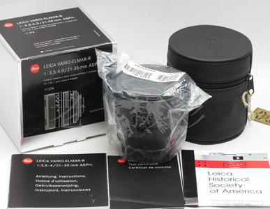 98新 徕卡 Leica Vario Elmar R 21-35 ASPH 后期银盒 C00991 