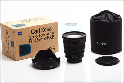 康泰时 Contax N 17-35/2.8 Carl Zeiss T* 带包装 收藏成色